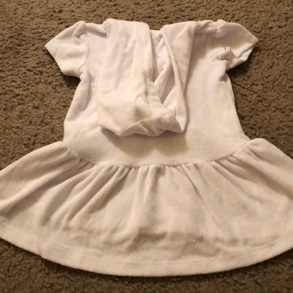 Babies R Us 12M Basic White Swimsuit Cover Up - Picture 4 of 4